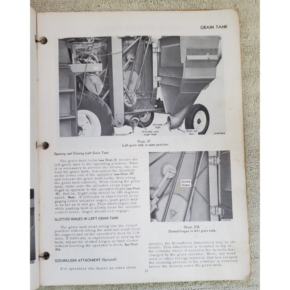 International Harvester 205 Combine Operater's Manual - Picture 3 of 5